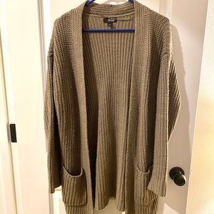 a.n.a long knit sweater.